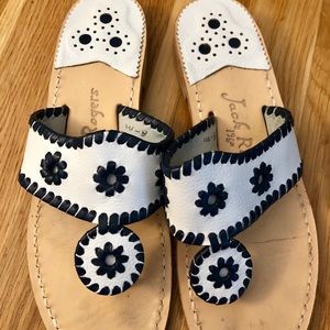 Gently worn blue & navy Jack Rogers